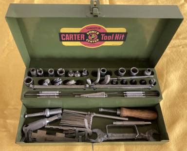 1940 carburetor tool kit metal box|1940 Ford Carburetor Tools .